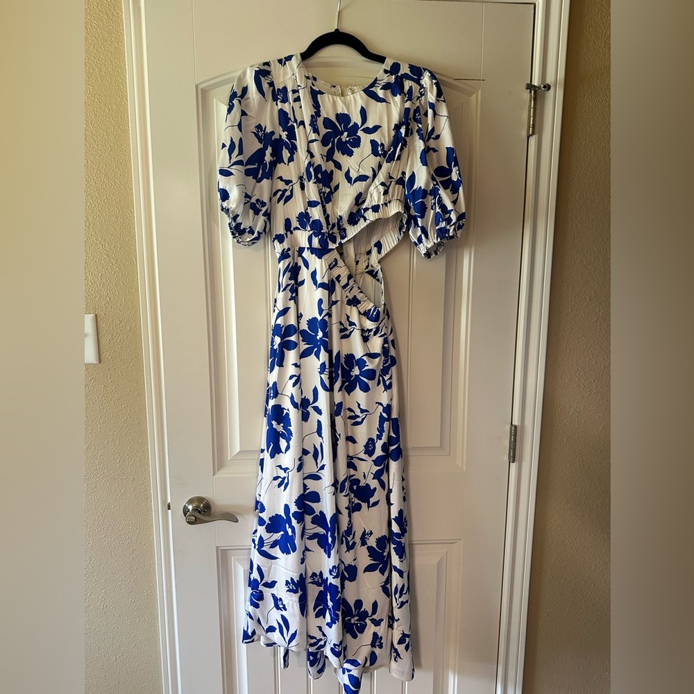 Petal and Pup Blue Floral Women's Dress